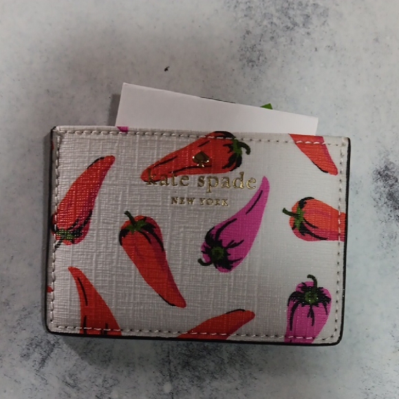 kate spade Other - Kate Spade Pepper Print Card Holder